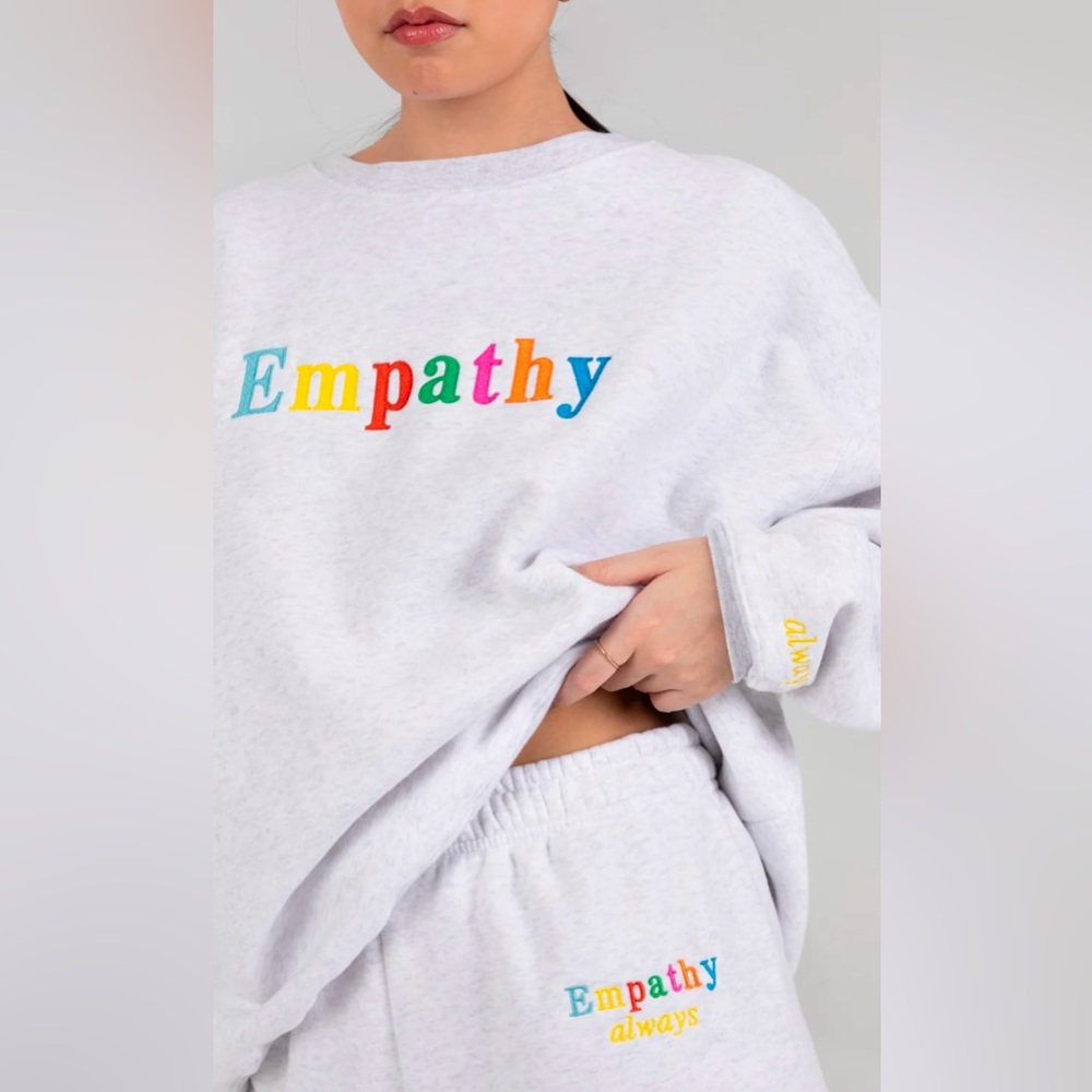 The Mayfair Group Empathy Always Sweatshirt and Sweatpants Set - Picture 4 of 14